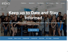 Tablet Screenshot of investor.inuvo.com
